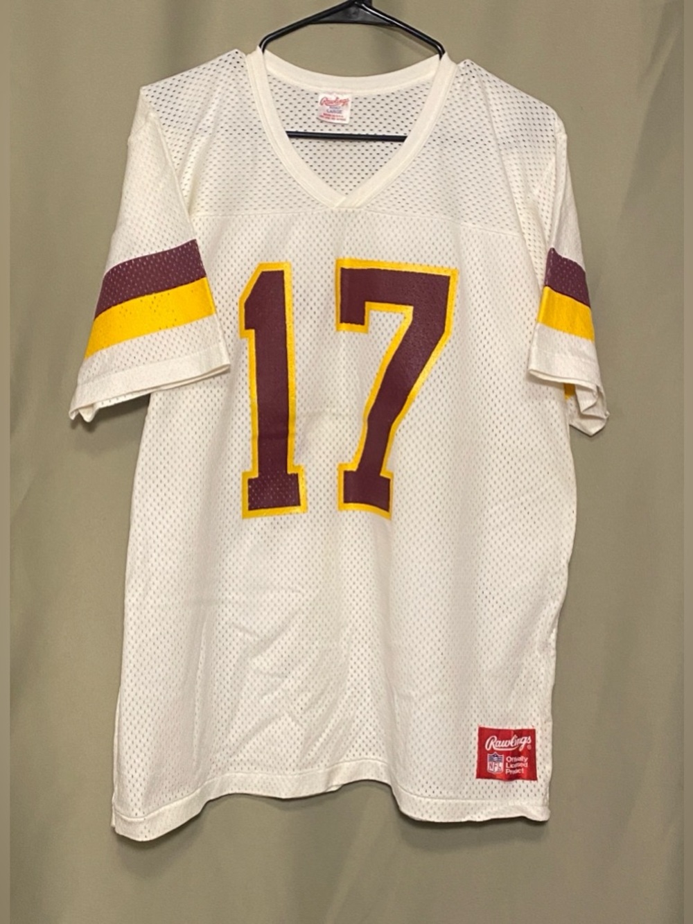 Washington Redskins  Vintage 80s Doug Williams #17 Mesh Rawlings Adult Jersey L